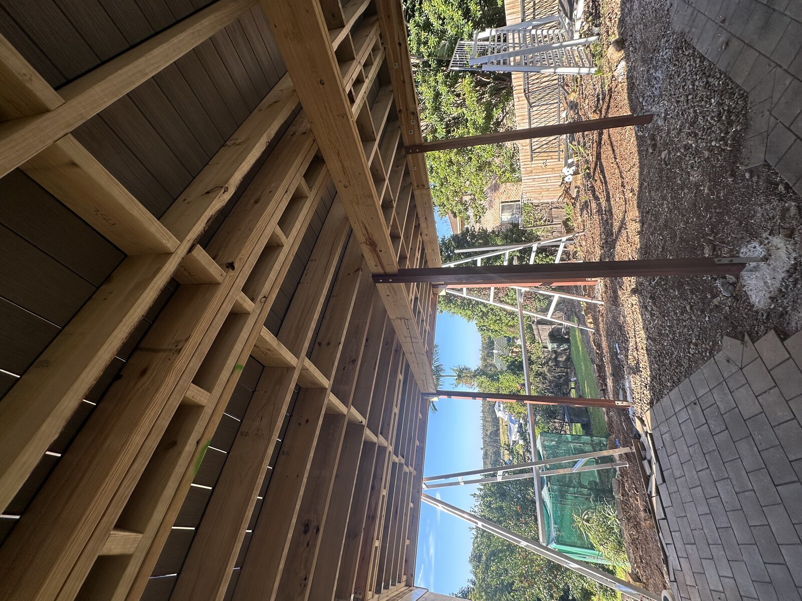 Deck structure framing