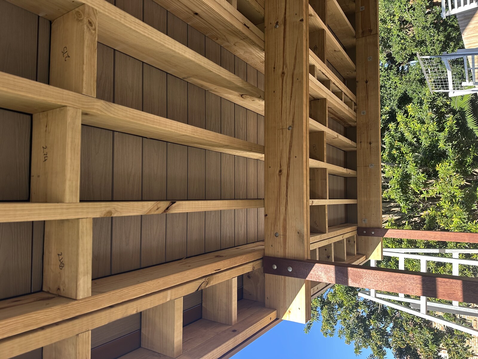 Timber frame build